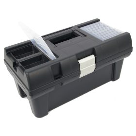 Műanyag szerszámosláda, alucsatos, lakatolható 16