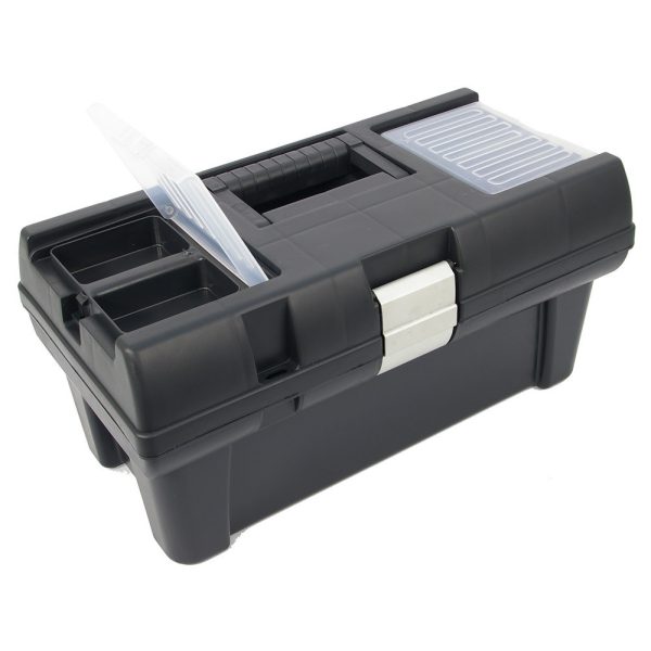 Műanyag szerszámosláda, alucsatos, lakatolható 16