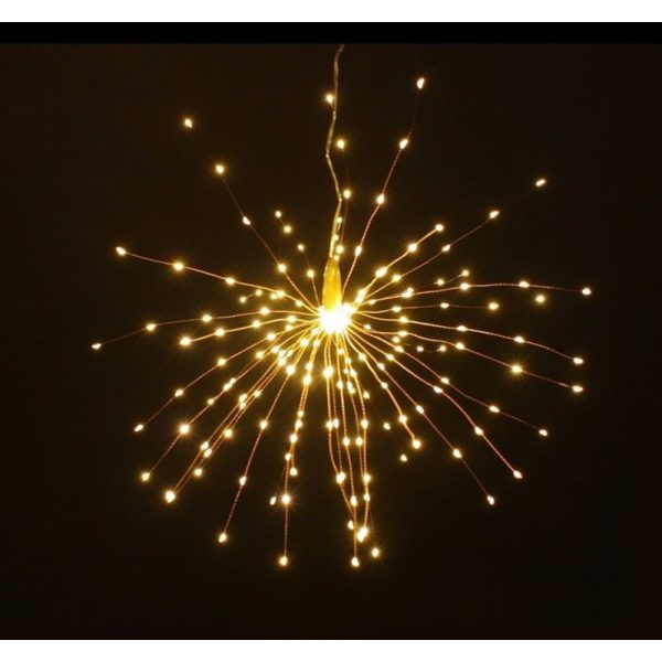 200 LED-es napelemes csillogó hatású dekoráció