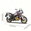 1:18 méretarányú Honda Africa Twin DCT öntött fém motorkerékpár modell
