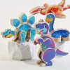 Dinoszaurusz Puzzle Építőkockák