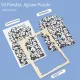 50 db-os fa puzzle, vegyes színekben, szabálytalan alakú kutya, macska, panda kialakítás