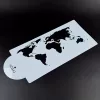 Map Shape tortasablon, tortadíszítő sablon forma