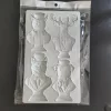 BPA-mentes szilikon fondant forma - Szarvas, macska és kutya úriember alakzatok