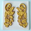 Vintage Baroque Scroll Relief csokoládéforma - 3D szilikon forma