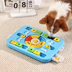   Interaktív kutya puzzle játék - Lassú etető és agytréning kis és nagy kutyusok számára