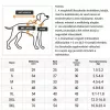 1 db egyszínű vastagított téli kabát kutyáknak