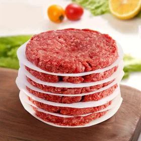   100 darab nem tapadó pergamen papír kör hamburger pogácsához