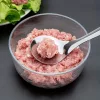 Hosszú nyelű rozsdamentes acél húsgombóc készítő