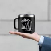 hódeszkás, 420 ml-es rozsdamentes acél duplafalú termosz, bögre