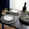 9db fonott kötél kerek alátét