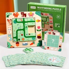 Fa Labirintus Puzzle Játék