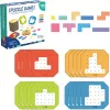 128 darabos építőkocka puzzle játék gyerekeknek