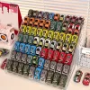A 1/64-es skálájú Matchbox kerekes játék autó tároló dekor doboz