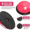 Bosu labda a sebességképzettséghez, egy félkör alakú egyensúlyozó jóga labda fitneszhez és pilateshez. Kék