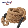 VANDHAM Battle Rope - Magas Intenzitású Fitnesz Kötél, Alkalmas Otthoni Edzőtermekben, Erősítő Edzésekhez És Súlyzó Edzésekhez - Tartós Edzés Kötél 2,5 Cm/1 Hüvelyk - 7,5M/25Ft