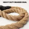 VANDHAM Battle Rope - Magas Intenzitású Fitnesz Kötél, Alkalmas Otthoni Edzőtermekben, Erősítő Edzésekhez És Súlyzó Edzésekhez - Tartós Edzés Kötél 3,8 cm/1,5 hüvelyk - 3M/10Ft