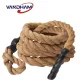 VANDHAM Battle Rope - Magas Intenzitású Fitnesz Kötél, Alkalmas Otthoni Edzőtermekben, Erősítő Edzésekhez És Súlyzó Edzésekhez - Tartós Edzés Kötél 3,8 cm/1,5 hüvelyk - 4,5M/15Ft