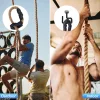 VANDHAM Battle Rope - Magas Intenzitású Fitnesz Kötél, Alkalmas Otthoni Edzőtermekben, Erősítő Edzésekhez És Súlyzó Edzésekhez - Tartós Edzés Kötél 3,8 cm/1,5 hüvelyk - 7,5M/25Ft