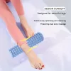 1 db EVA habos masszázs henger jógához és pilateshez, közepes keménységű, kézi működtetésű, fitnesz hátedző eszköz, mobilitásjavító, edzőtermi kiegészítő - fekete, kék, lila 30 cm kék