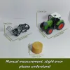 Farm Traktor Kombinációs Készlet 2. kombináció (széles kerékű traktor + elülső markolókar + rönkszállító teherautó + 4 szimulált fa)
