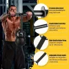 1 db Vas- és alkarerősítő, izomfejlesztő rúd, erőedző eszköz, fekete, univerzális méret, áramforrás nélkül, fitnesz és szabadtéri sportfelszerelés