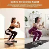 3db-os állítható térdvédő és jóga fitnesz lábtörlő készlet, amely magas szilárdságú és tartós, alkalmas lábnyújtáshoz és állítható edzésekhez. FEKETE-kék