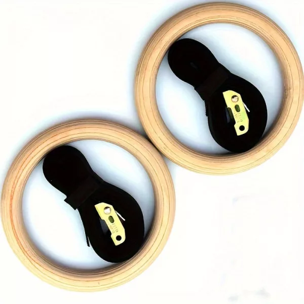 Fa gyűrűk húzódzkodáshoz és erőnléti edzéshez 28 Mm-es Akasztógyűrű + 2,5 Cm-es Heveder