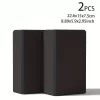 2 db egyszínű jógatégla, csúszásmentes, nagy sűrűségű jógablokkok, alkalmasak testformáláshoz, lábnyomáshoz, jógához és pilateshez Yoga Block-Fekete/2db