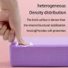 2 db egyszínű jógatégla, csúszásmentes, nagy sűrűségű jógablokkok, alkalmasak testformáláshoz, lábnyomáshoz, jógához és pilateshez Yoga Block-Fekete/2db