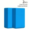 2 db egyszínű jógatégla, csúszásmentes, nagy sűrűségű jógablokkok, alkalmasak testformáláshoz, lábnyomáshoz, jógához és pilateshez Yoga Block-Blue/2db