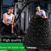 6m Nehéz Teherbírású Harci Fitness Kötél 25mm*6m Fekete