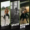 6m Nehéz Teherbírású Harci Fitness Kötél 25mm*6m Fekete És Piros