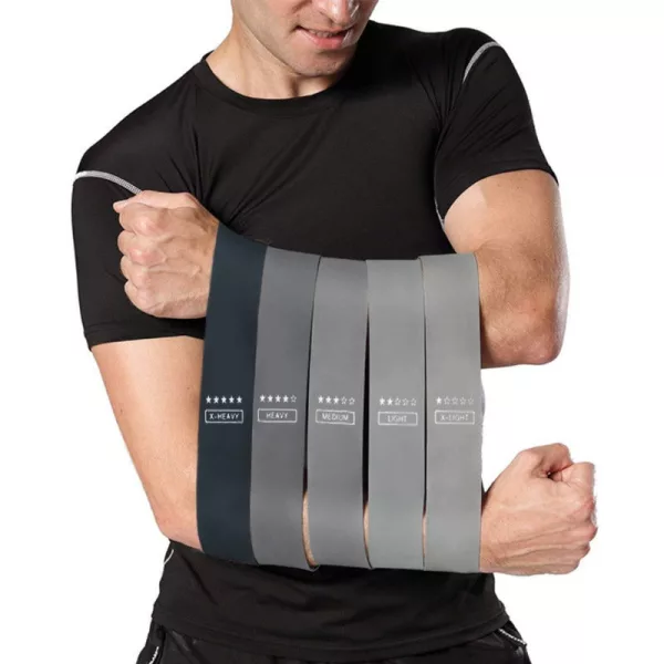 5db univerzális latexellenálló pánt férfi és női sportokhoz, guggolás pedálokhoz, jógához és fitnesz gyakorlatokhoz, rugalmas, többfunkciós TPE szíj, méretválaszték 4.54-18.14KG