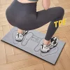 1 db 0.6 cm vastag csúszásmentes guggolópárna jóga, pilates és fenék edzésekhez szürke