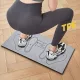 1 db 0.6 cm vastag csúszásmentes guggolópárna jóga, pilates és fenék edzésekhez szürke