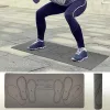 1 db 0.6 cm vastag csúszásmentes guggolópárna jóga, pilates és fenék edzésekhez szürke