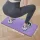1 db 0.6 cm vastag csúszásmentes guggolópárna jóga, pilates és fenék edzésekhez Lila