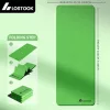 Elveszett Foldable Jóga Szőnyeg, TPE Anyag, Csúszásmentes, Vízálló, Könnyű, Egyszínű, Szürke/Lila/Kék, Jógához, Pilateshez, Fitnesz Edzéshez Zöld