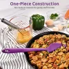 4 db-os szilikon spatulaszett, hőálló 600°F-ig, tartós gumi konyhai eszközök tapadásmentes edényekhez, varrat nélküli kialakítás, piros, 4 méret Szilikon kaparó készlet cián 4 darabos