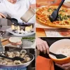 5 db-os szilikon konyhai eszközök készlet Nordic Purple