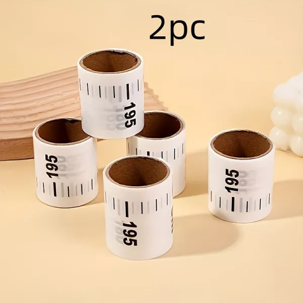 1 Tekercs Öntapadós Magasságmérő Matricák 2 db