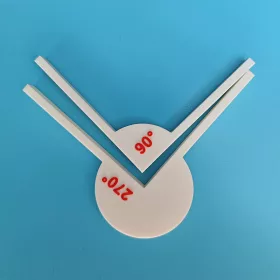  1 készlet matematikai tanácsadó eszközök 90°-os szög + 270°-os szög