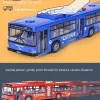 30 cm-es Dupla Ajtós Játékbusz Fénnyel és Hanggal