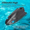 Távirányítós Jet Boat - Nagy sebességű elektromos 40KM/H (24.85 MPH) távirányítós csónak turbó gázturbinás hajtással és LED fényekkel,