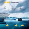 Távirányítós Jet Boat - Nagy sebességű elektromos 40KM/H (24.85 MPH) távirányítós csónak turbó gázturbinás hajtással és LED fényekkel,