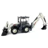 Fém Öntött Targonca Modell 1:50 Méretarányban – Valósághű Kivitel Fehér-Fekete Színben, Manuális Mozgatással