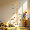 Munkagép mintájú magasságmérő falmatrica