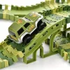 120 db-os Dinoszaurusz Pálya Játék Elektromos Autó Pálya Készlet Fiúknak