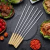5db Grill nyárs fa nyéllel